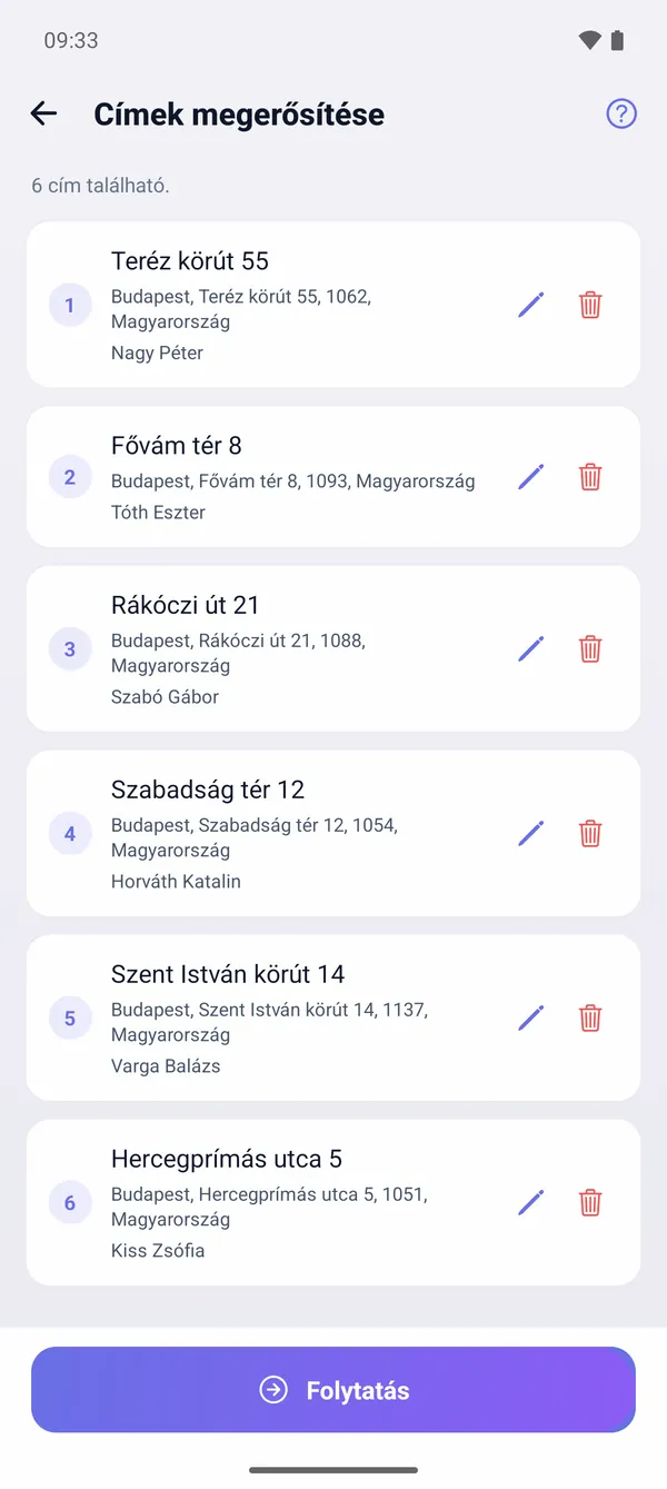 Hogyan importálj címeket CSV-ből vagy Excelből (tömeges / CSV útvonaltervező)
