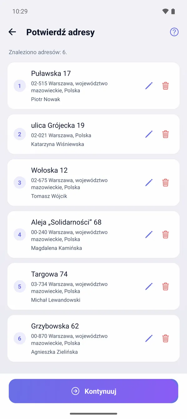 Jak importować adresy z CSV lub Excela (import zbiorczy)
