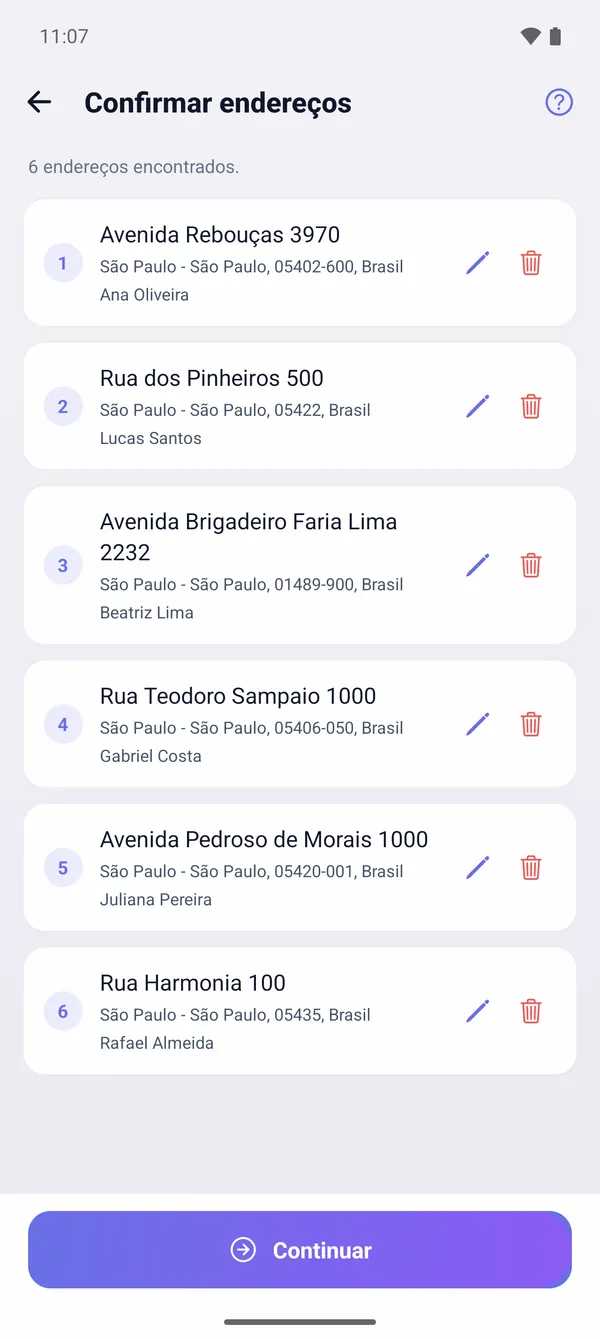 Como importar endereços de CSV ou Excel (roteirizador com planilha)