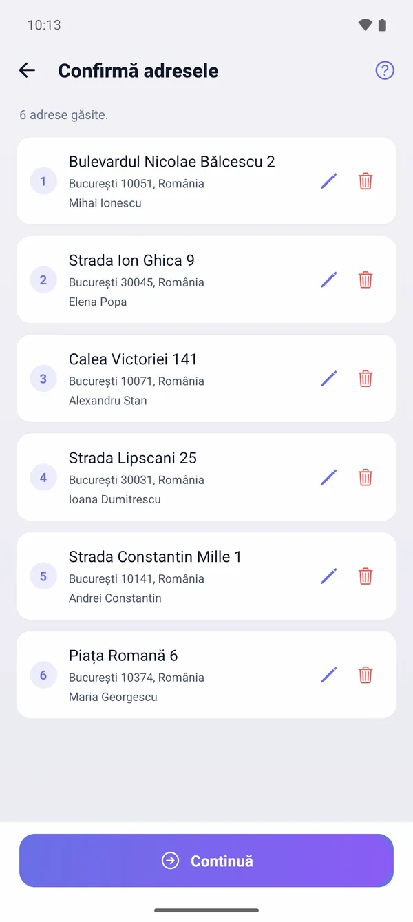 Cum imporți adrese din CSV sau Excel (import în masă / planificator de trasee CSV)