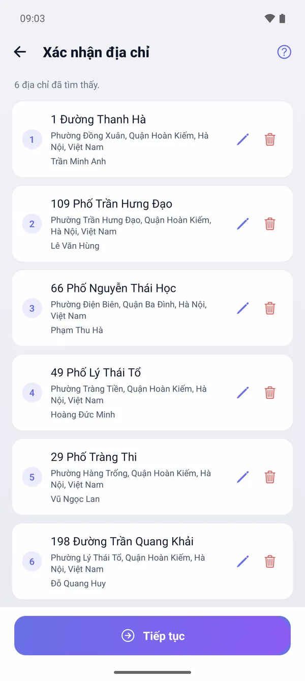 Cách nhập địa chỉ từ CSV hoặc Excel (lập lộ trình hàng loạt / từ file CSV)