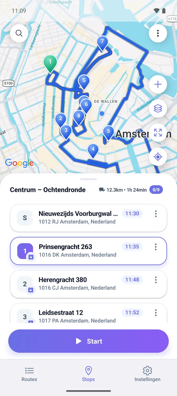 Stopvolgorde optimaliseren (route-optimalisator)