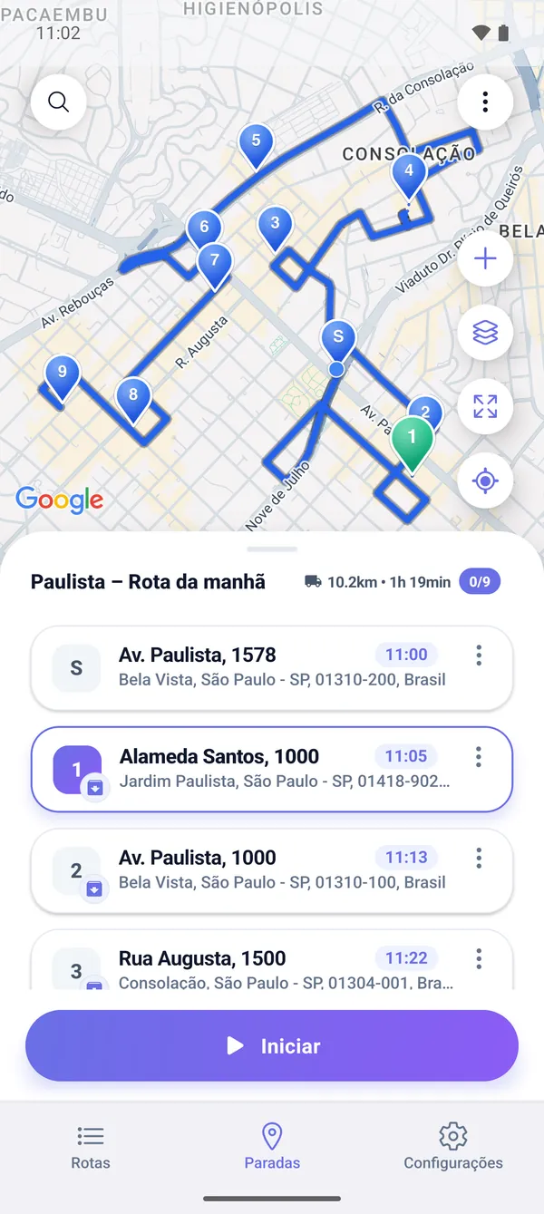 Como otimizar a ordem das paradas (otimizador de rotas de entrega)