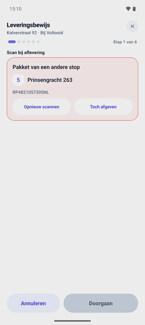 2 · Controle aan de deur