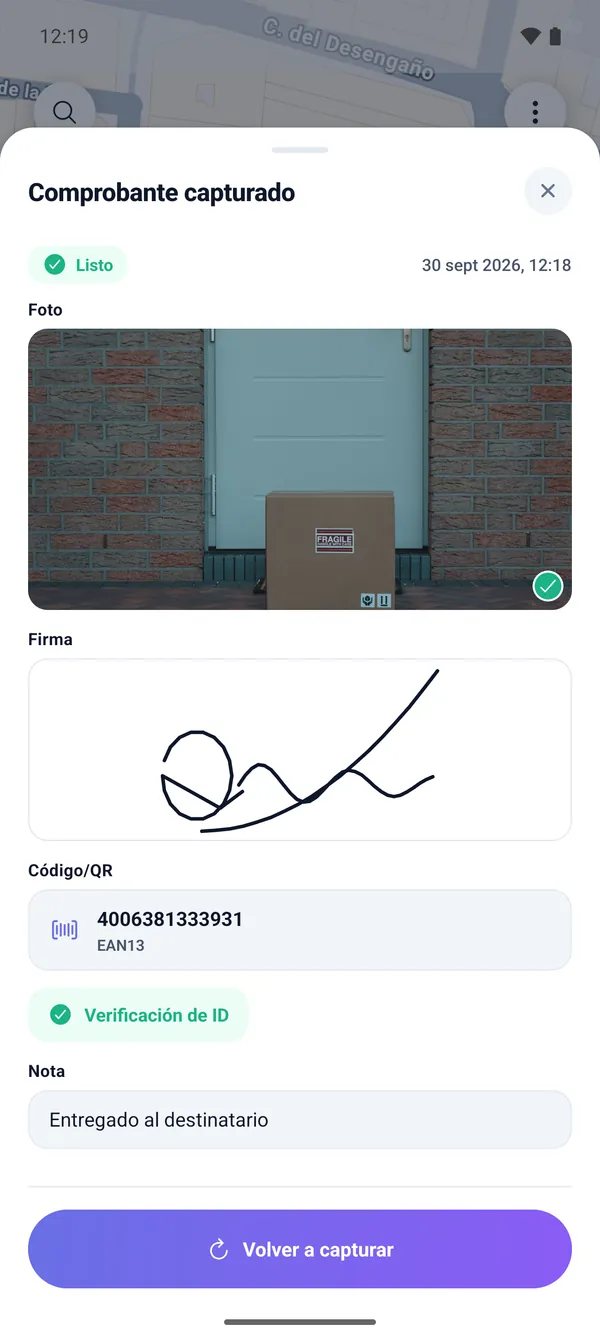 3 · Comprobante de entrega