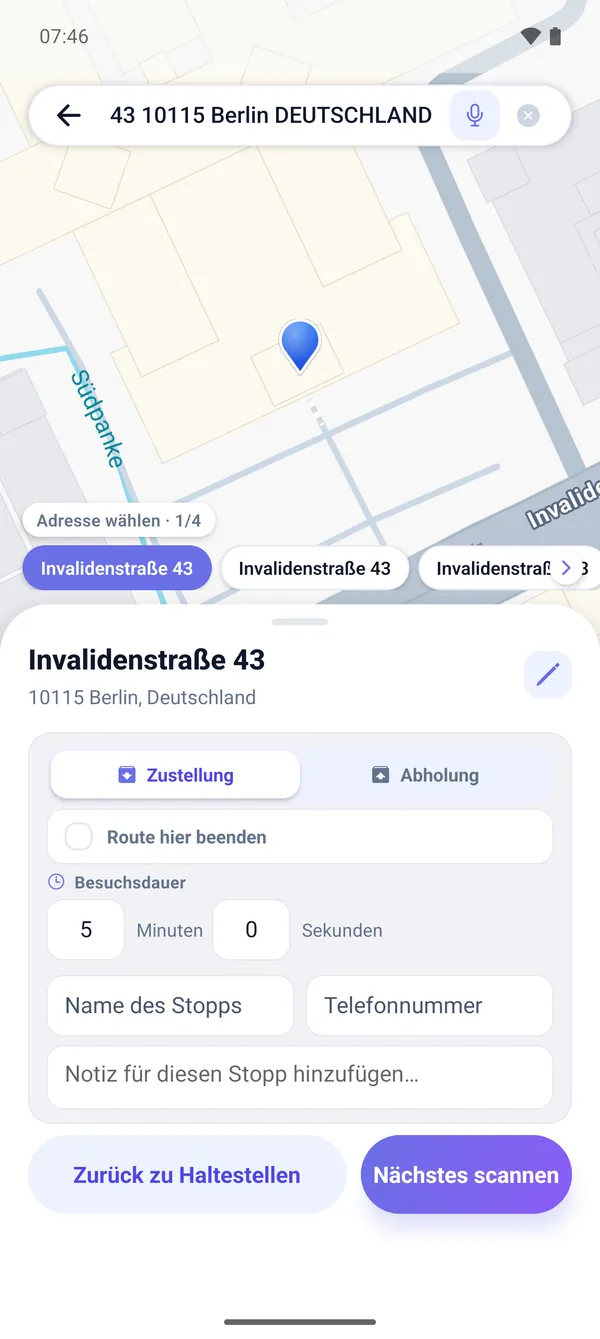 2 · Bestätigen und hinzufügen