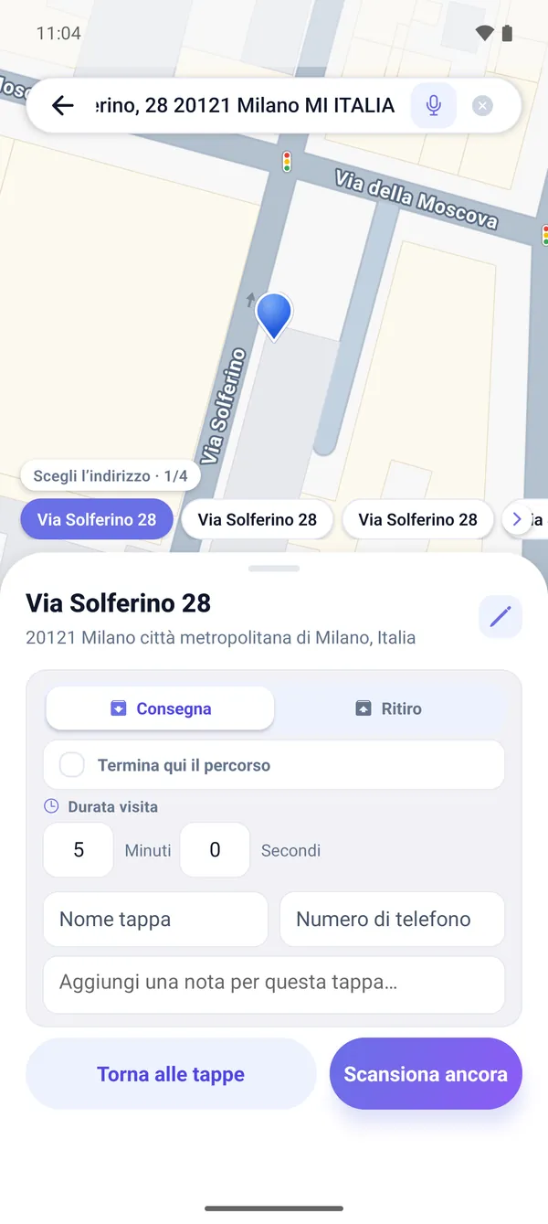 2 · Conferma e aggiungi