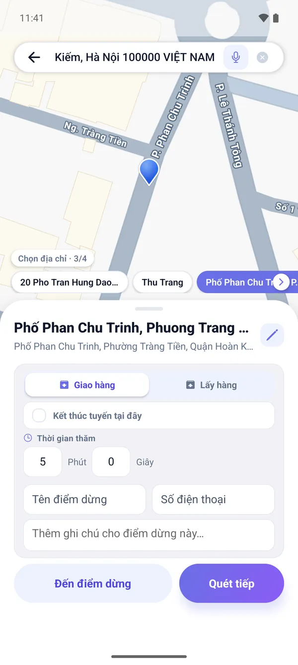 Cách quét nhãn vận đơn (OCR) khi giao bưu kiện